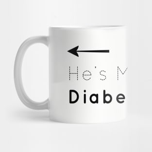 He's My Diabestie Mug